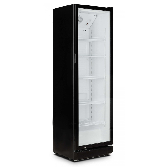 Vitrina frigorifica, capacitate 350 L, termostat reglabil, lumina LED, ventilatie, negru, LDK [2]
