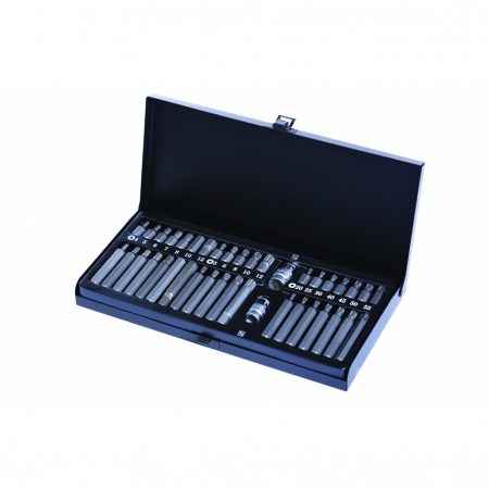 Truse & Seturi Surubelnite - Set 40 biti mecanica S2, steel, CR-V Top Master 390171