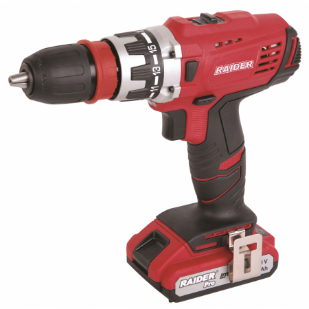 Bormasina cu acumulator, Li-Ion, 20V, 2x2Ah, 58Nm, adaptor 90°, Raider RDP-CDL21, Profesional [2]