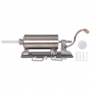 Masini de Umplut Carnati - Masina de umplut carnati orizontala 5.5 kg, INOX, Micul Fermier GF-0825