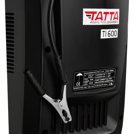 Robot de pornire auto Tatta TI600 Profesional, curent de incarcare max 50A, curent pornire 540A, putere 2.0 KW [4]