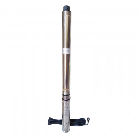 Pompe Adancime - Pompa submersibila mare adancime, DDT Profesional 4SDM2/20, refulare 200m, 20 turbine, 10m³/h, cablu 15m, 2200w, Cupru