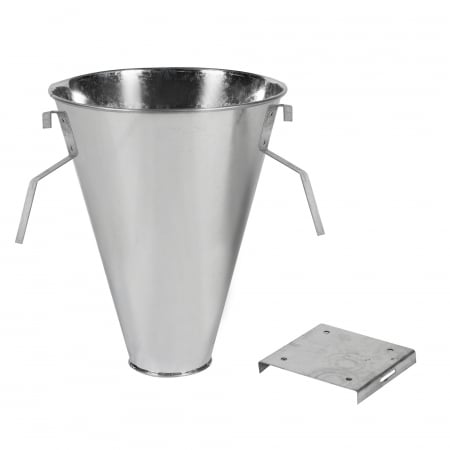 Incubatoare oua - Con pentru sacrificare pasari, 28x23.5x8cm, zincat, Micul Fermier GF-2210