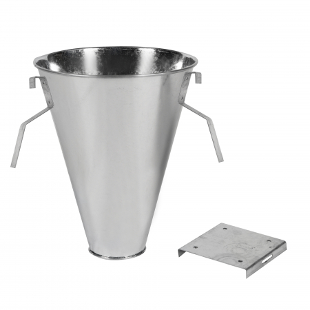 Incubatoare oua - Con pentru sacrificare pasari, 42x39x14cm, zincat, Micul Fermier GF-2212