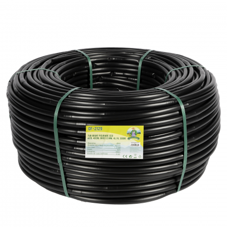 Casa & Gradina - Tub irigat picurare, ECO, Ø20, 40cm, grosime 1.2mm, 4l/h, 300m, Micul Fermier GF-2129