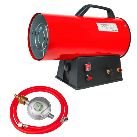 Casa & Gradina - Aeroterma pe gaz, GPL, kit instalare inclus, 10 KW, 116 m3, RAIDER