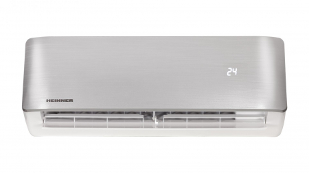 Casa & Gradina - Aparat de aer conditionat, 12000 BTU, Inverter, functie ECO, turbo, timer, clasa A+, garantie 3 ani, argintiu, Heinner
