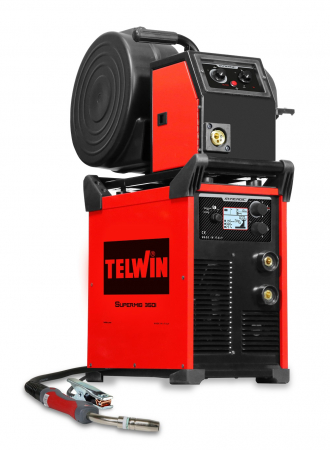 Scule&Unelte Gama Premium - Aparat de sudura TELWIN, tip MIG-MAG/TIG/MMA, SUPERMIG 350i, Accesorii incluse, 380V, 270A (PACK)