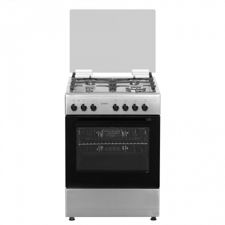 Aragazuri & Plite - Aragaz cu 4 zone de gatit pe gaz, cuptor electric, Samus SM662AENS