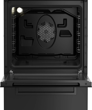 Aragaz cu cuptor electric, 4 arzatoare gaz, 8 functii, convectie 3D, lumina, 50 x 60 cm, Antracit, BEKO [3]