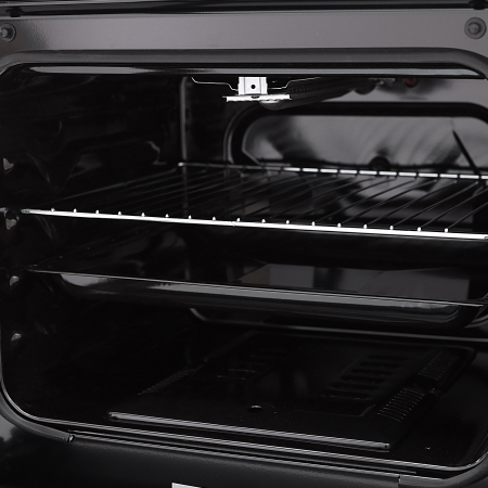 Aragaz cu cuptor pe gaz, 4 arzatoare gaz, cuptor 55L, aprindere electrica, grill, timer, Antracit, SAMUS [5]