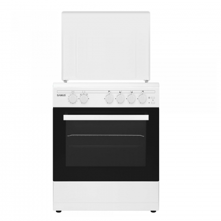 Aragazuri & Plite - Aragaz cu cuptor pe gaz, 4 ochiuri, Samus SM661APGS