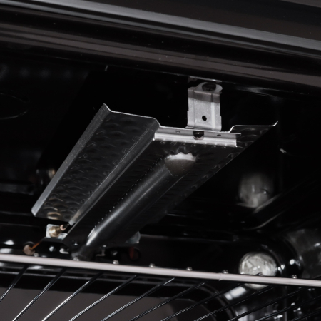 Aragaz cu cuptor pe gazm, 4 arzatoare, aprindere electrica, grill, timer, lumina cuptor, Antracit, SAMUS [5]