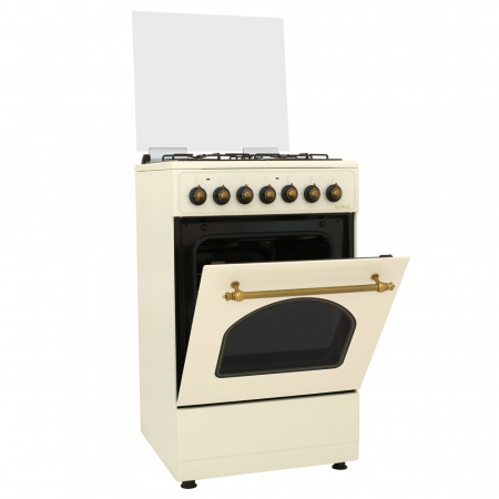 Aragaz rustic, 4 arzatoare, cuptor electric, aprindere electrica, Samus SR550EL3C [1]