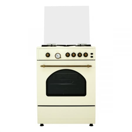 Casa & Gradina - Aragaz rustic, 4 arzatoare, cuptor pe gaz, aprindere electrica, Samus SR660G4C