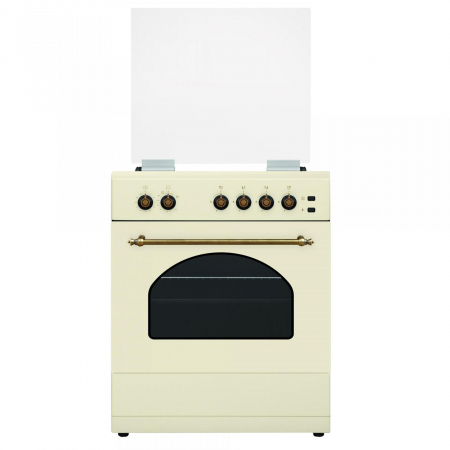 Aragazuri Rustice - Aragaz rustic, 4 arzatoare, cuptor pe gaz, aprindere electrica, Samus SR660S4C