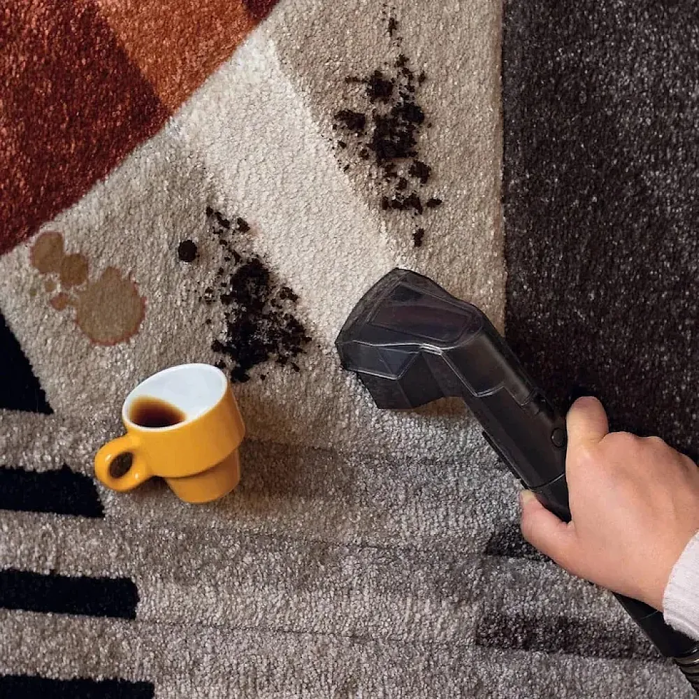 Aspirator cu apa, pentru mochete, canapele, covoare, tapiterie, pete, Heat Cleaner Pro, 750 W, Negru, ARIETE [4]