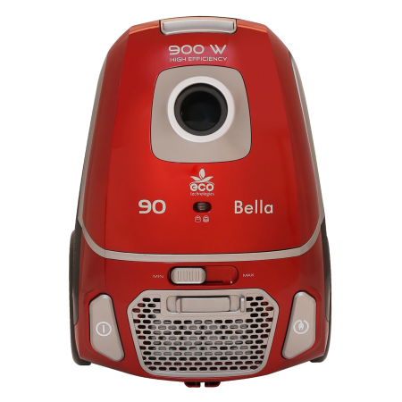 Scule Electrice - Aspirator cu sac, capacitate 3 L, putere 900 W, filtru Hepa, accesorii, Rosu, ALBATROS