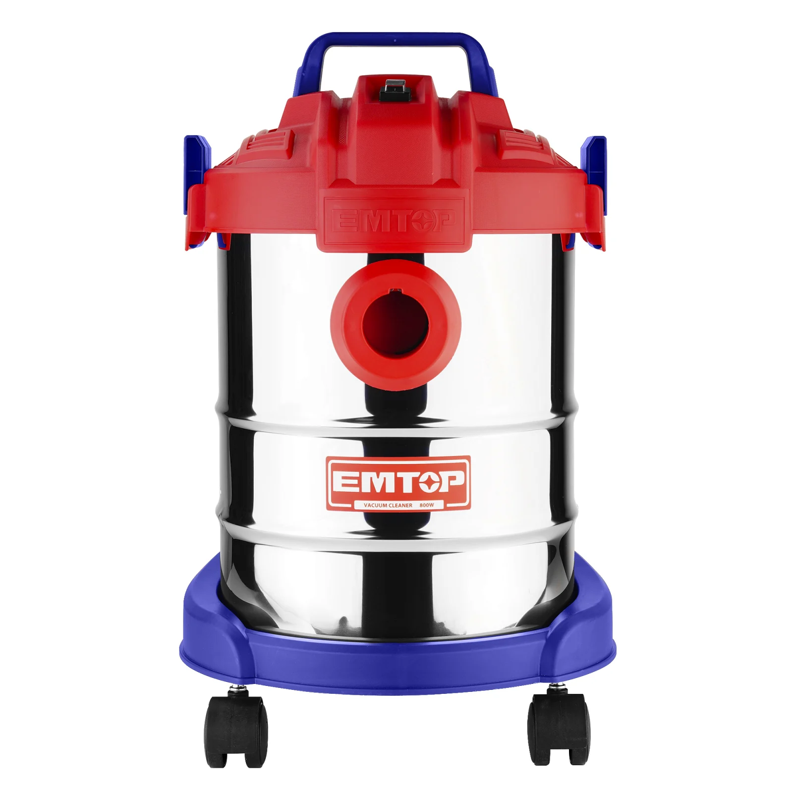 Aspirator fara sac, cuva metalica 12L, filtru HEPA, aspirare umeda-uscata, 220V, 800W, accesorii incluse, EMTOP [4]