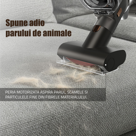 Aspirator vertical, fara fir, acumulator 25.2 V, LI-ION, TURBO, lumina, touch control, SAMUS CYCLONE [23]