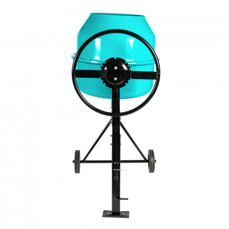 Betoniera, capacitate 140L, putere 850W, cu roti si coroana din fonta, 380mm, 230V, DETOOLZ [4]