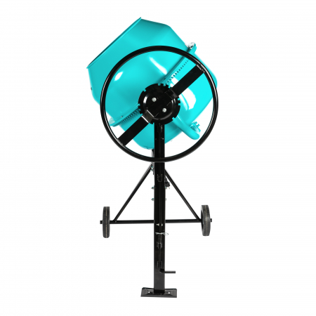 Betoniera, capacitate 140L, putere 850W, cu roti si coroana din fonta, 380mm, 230V, DETOOLZ [5]