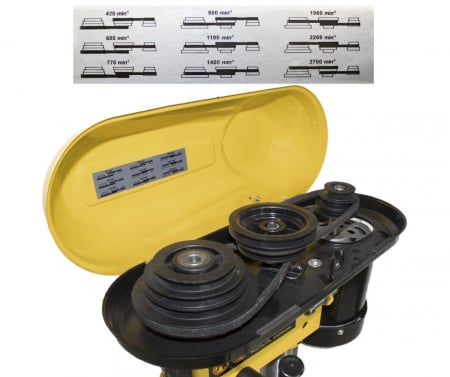 Bormasina de banc, verticala, fixa, 550W, 9 trepte, Elefant  59082B [4]
