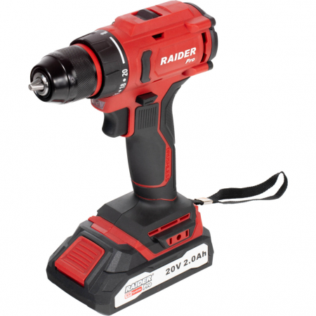 Bormasina + polizor cu acumulator, 2 acumulatori, 20V, Li-Ion, valiza, Raider RDP-PBCDI20&SPAG20 [1]