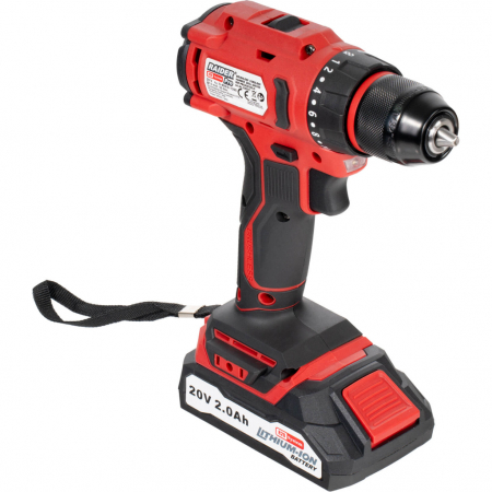 Bormasina + polizor cu acumulator, 2 acumulatori, 20V, Li-Ion, valiza, Raider RDP-PBCDI20&SPAG20 [2]