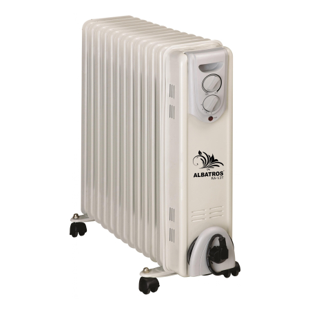 Casa & Gradina - Calorifer electric, 13 elementi, putere 3000 W, 3 trepte, roti pt deplasare, ALBATROS