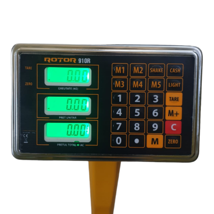 Cantar electronic, 350Kg, acumulator inclus, 4V, tabla striata, Rotor YZ-910(G5) [3]