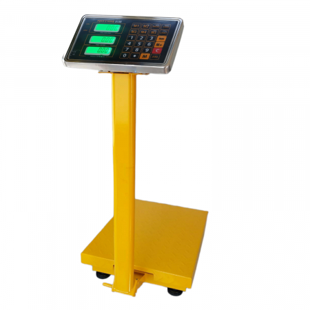 Cantar electronic, 350Kg, acumulator inclus, 4V, tabla striata, Rotor YZ-910(G5) [0]