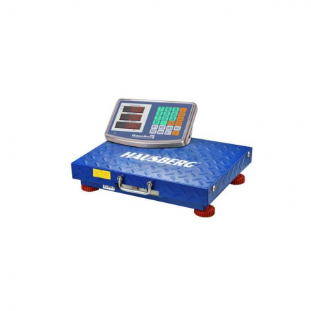 Cantare Electronice - Cantar electronic, acumulator, 220V, WIFI, (fara fir), 150kg, platforma tabla groasa, Hasuberg HB6067