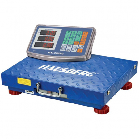 Cantare Electronice - Cantar electronic wireless Hausberg HB-6067 cu platform 150Kg, ecran dublu