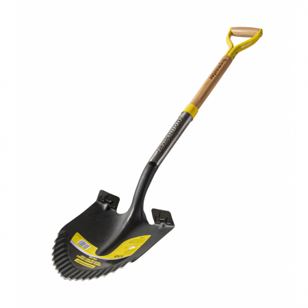 Casa & Gradina - Cazma semirotunda, cu coada, din fibra de sticla, 1150 mm, Top Master Pro