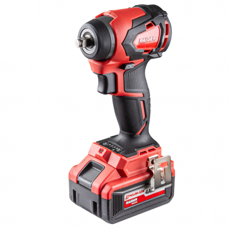 Cheie impact, 20V, 1x4Ah, 280Nm, 1/2", 3/8", Led, Li-Ion, Raider RDI-IBW03 SET [1]