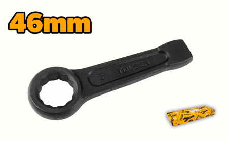 Chei fixe & reglabile - Cheie inelara cu batator, 46 mm, Tolsen 17058