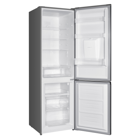 Combina frigorifica, 2 usi, capacitate 251 L, full No Frost, motor inverter, dozator de apa, termostat, Inox, SAMUS [3]