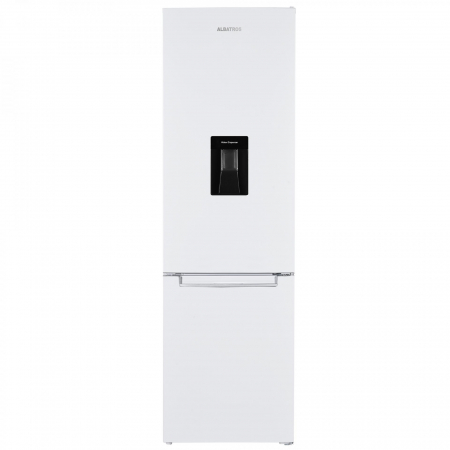 Combine frigorifice - Combina frigorifica, 2 usi, capacitate 278 L, dozator de apa, clasa E, dezghetare automata, lumina LED, Alb, ALBATROS