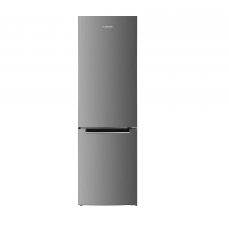 Combine frigorifice - Combina frigorifica, 2 usi, capacitate 280 L, clasa E, lumina LED, usi reversibile, dezghetare automata, INOX, ALBATROS