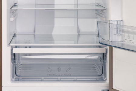 Combina frigorifica, 2 usi, capacitate 310 L, NO FROST, lumina LED, usi reversibile, fast freeze, Inox, VIVAX [7]