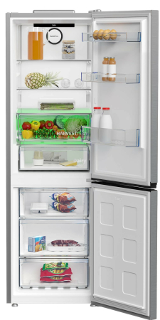 Combina frigorifica, 2 usi, capacitate 316 L, congelator, NO FROST, clasa E, Argintiu, BEKO [3]