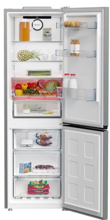 Combina frigorifica, 2 usi, capacitate 316 L, congelator, NO FROST, clasa E, Argintiu, BEKO [2]