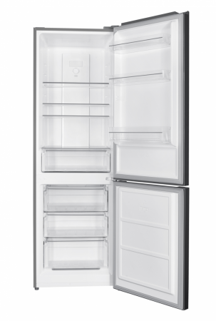 Combina frigorifica, 2 usi, congelator, capacitate 293 L, LED, argintiu, No-Frost, HEINNER [1]