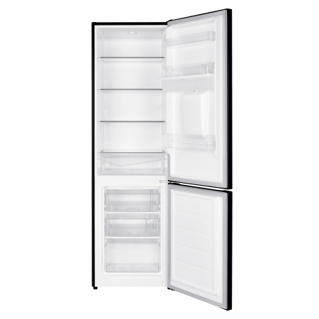 Combina frigorifica, capacitate 262 L, dozator de apa, termostat reglabil, lumina LED, Negru, SAMUS [1]