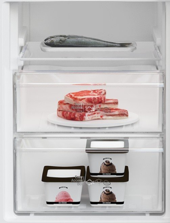 Combina frigorifica, capacitate 262 L, garden fresh, LED, termostat, usi reversibile, Alb, ARCTIC [4]