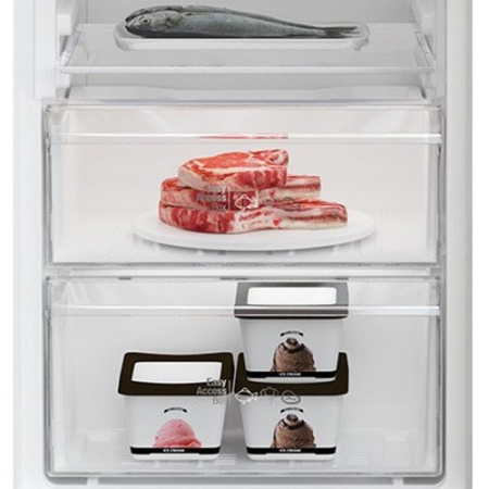 Combina frigorifica, capacitate 262 L, garden fresh, LED, termostat, usi reversibile, Argintiu, ARCTIC [5]