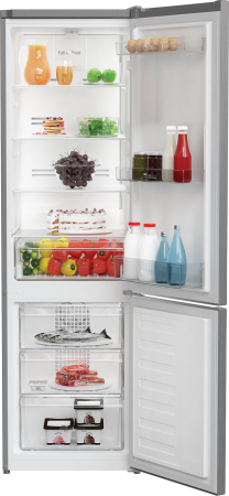 Combina frigorifica, capacitate 266 L, garden fresh, LED, full No Frost, termostat, clasa E, usi reversibile, Argintiu, ARCTIC [2]