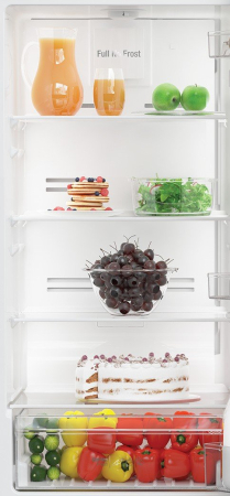 Combina frigorifica, capacitate 266 L, garden fresh, LED, full No Frost, termostat, clasa E, usi reversibile, Argintiu, ARCTIC [3]