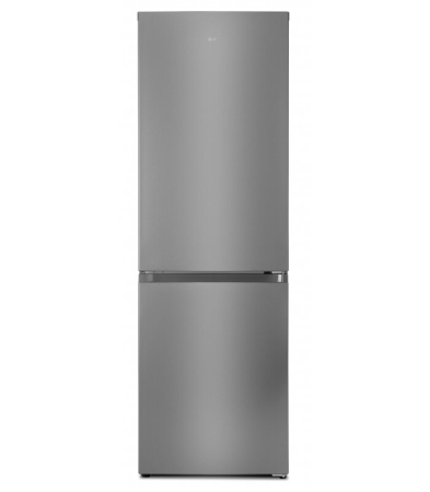 Combine frigorifice - Combina frigorifica, capacitate 290 L, termostat, No Frost, lumina LED, H 185 cm, congelare rapida, Argintiu, LDK